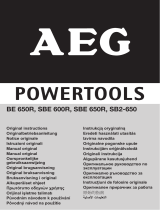 AEG Powertools SBE 650R Original Instructions Manual