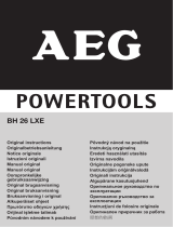 AEG Powertools BH26LXES Manualul proprietarului