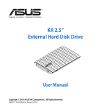 Asus KR External HDD Manual de utilizare