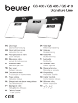 Beurer GS 400 SignatureLine White Manual de utilizare