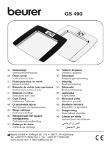 Beurer GS490 Transparent (756.67) Manual de utilizare