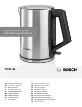 Bosch TWK 7101 2200W Stainless Steel Electric Kettle Manual de utilizare
