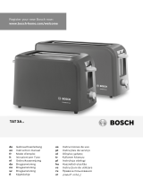 Bosch Village TAT3A017GB 2 Slice Toaster Manual de utilizare