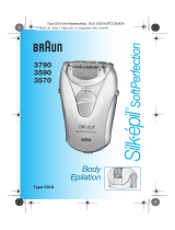 Braun 3790,  3590,  3570 Silk-épil SoftPerfection Body Epilation Manual de utilizare