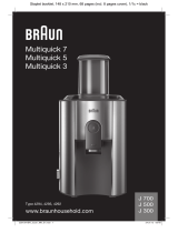 Braun J300 Juicer Manual de utilizare