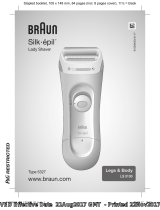 Braun LS5160, Legs & Body, Silk-épil Lady Shaver Manual de utilizare