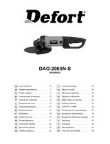 Defort DAG-2005N-S Manualul proprietarului