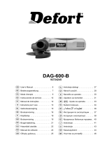 Defort DAG-600-B Manualul proprietarului