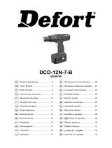 Defort DCD-12N-7-B Manualul proprietarului