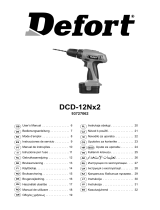 Defort DCD-12Nx2D Manualul proprietarului