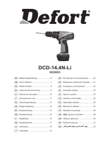 Defort DCD-14.4N-Li Manualul proprietarului
