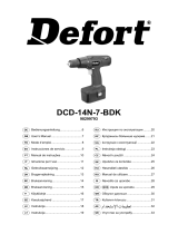 Defort DCD-14N-7-BDK Manual de utilizare