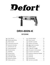 Defort DRH-800N-K Manualul proprietarului