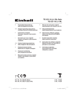 EINHELL TE-CD 18 Li-i BL (2x2,0Ah) Manual de utilizare