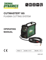 ESAB Thermal Dynamics Cutmaster 60i Plasma Cutting System Manual de utilizare