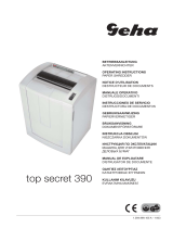 Geha Top Secret 390 S4 Instrucțiuni de utilizare