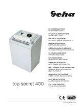 Geha Top Secret 400 S6 Instrucțiuni de utilizare