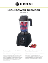 Hendi 230718 High Power Blender Manual de utilizare