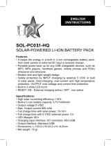 HQ SOL-PC011 Manual de utilizare