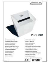 HSM Pure 740 Manual de utilizare