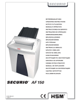 HSM Securio AF 150 0.78 x 11mm Instrucțiuni de utilizare