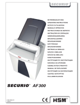 HSM Securio AF300 0.78 x 11mm Instrucțiuni de utilizare