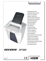 HSM Securio AF500 1.9 x 15mm Instrucțiuni de utilizare