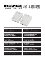 Konig Electronic CMP-HOMEPLUG31 Manual de utilizare