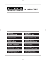 Konig Electronic DL-DANCER250 Manual de utilizare