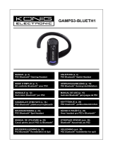 Konig Electronic GAMPS3-BLUETH1 Manual de utilizare