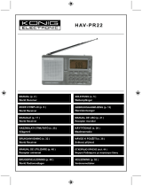 Konig Electronic HAV-PR22 Manualul proprietarului