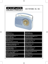 Konig Electronic HAV-TR700BE Manual de utilizare
