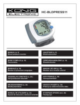 Konig Electronic HC-BLDPRESS11 Manual de utilizare