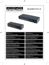 Konig Electronic KN-AVSPLIT15 Manual de utilizare