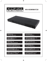 König KN-HDMIMAT20 Specificație