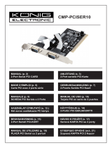 König PCI - 2x RS232 Manual de utilizare