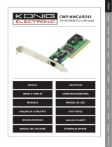 Konig Electronic PCI 10/100 Mbps Manual de utilizare