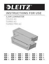 Leitz iLAM TURBO PRO A3 Manual de utilizare