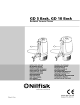 Nilfisk-ALTO GD 5 Back Manual de utilizare