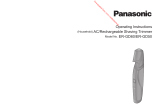 Panasonic ER-GD60-S803 Manualul proprietarului