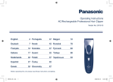 Panasonic ER1610 Manualul proprietarului