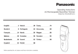 Panasonic ER2201 Manualul proprietarului