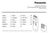 Panasonic ER2302 Manualul proprietarului