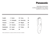Panasonic ER-CA70 Manualul proprietarului
