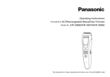 Panasonic ERGB62 Manualul proprietarului