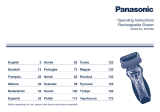 Panasonic ES7058 Manualul proprietarului