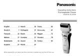 Panasonic es rw 30 s Manual de utilizare