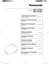 Panasonic MCCG381 Instrucțiuni de utilizare