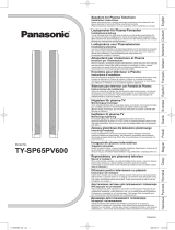 Panasonic TYSP65PV600 Instrucțiuni de utilizare