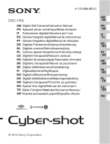 Sony Cyber-Shot DSC H55 Manualul utilizatorului
